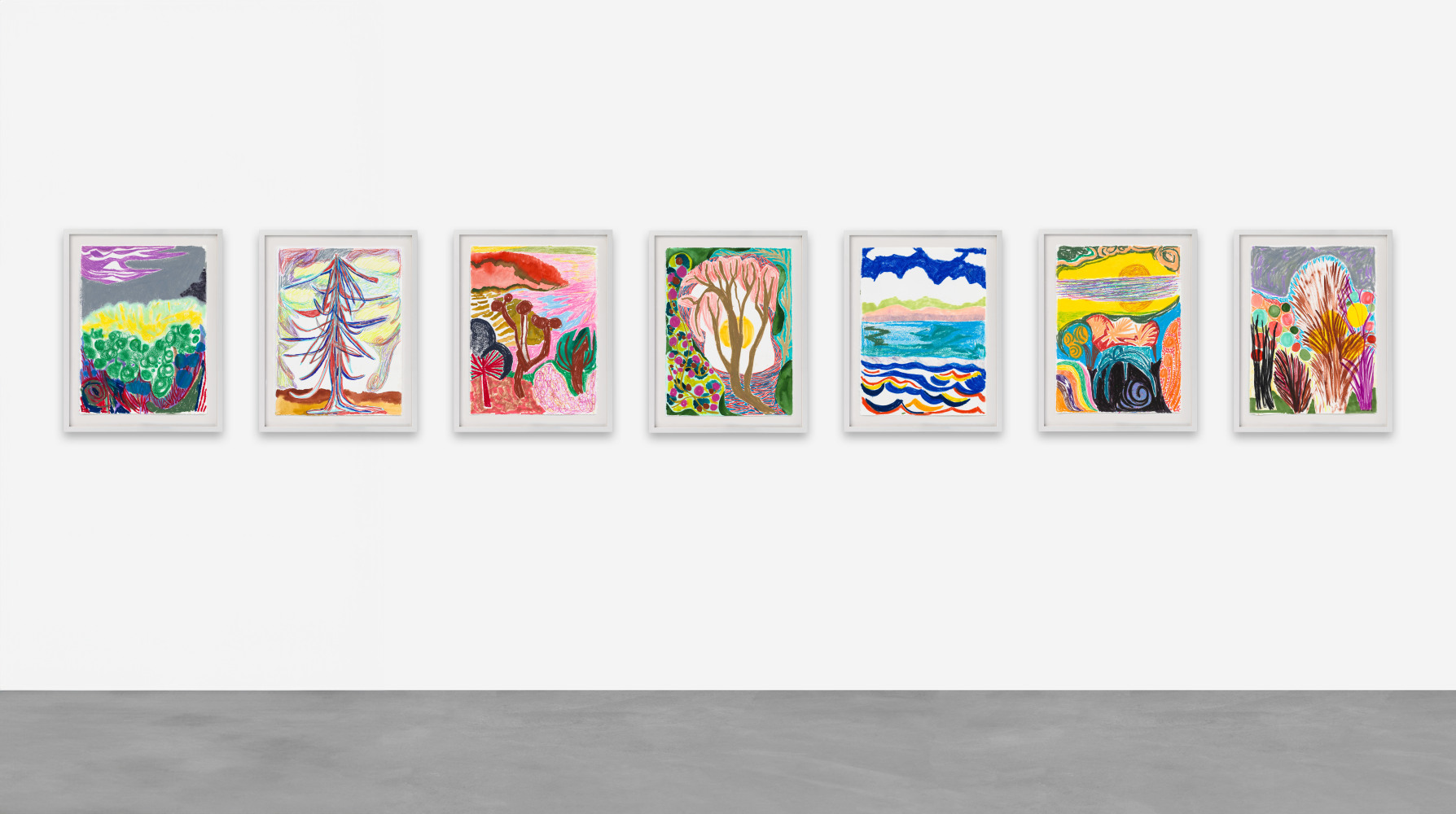 Northern Jutland Series

2022-2023

Mixed media on paper; set of 7 drawings

Sheet, each 38 x 28 cm / 15 x 11 in

Frame, each 48.5 x 39 cm / 19 1/8 x 15 3/8 in

&amp;copy; Shara Hughes