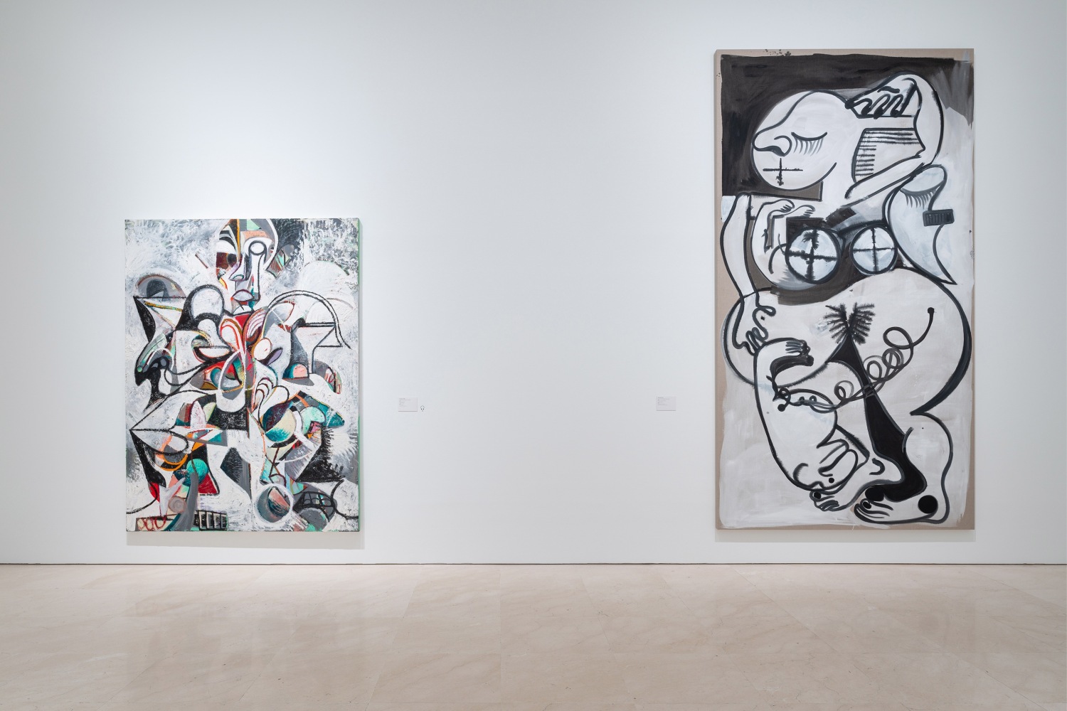 Installation view, Tobias Pils, The Echo of Picasso, Museo Picasso, M&amp;aacute;laga, 2023