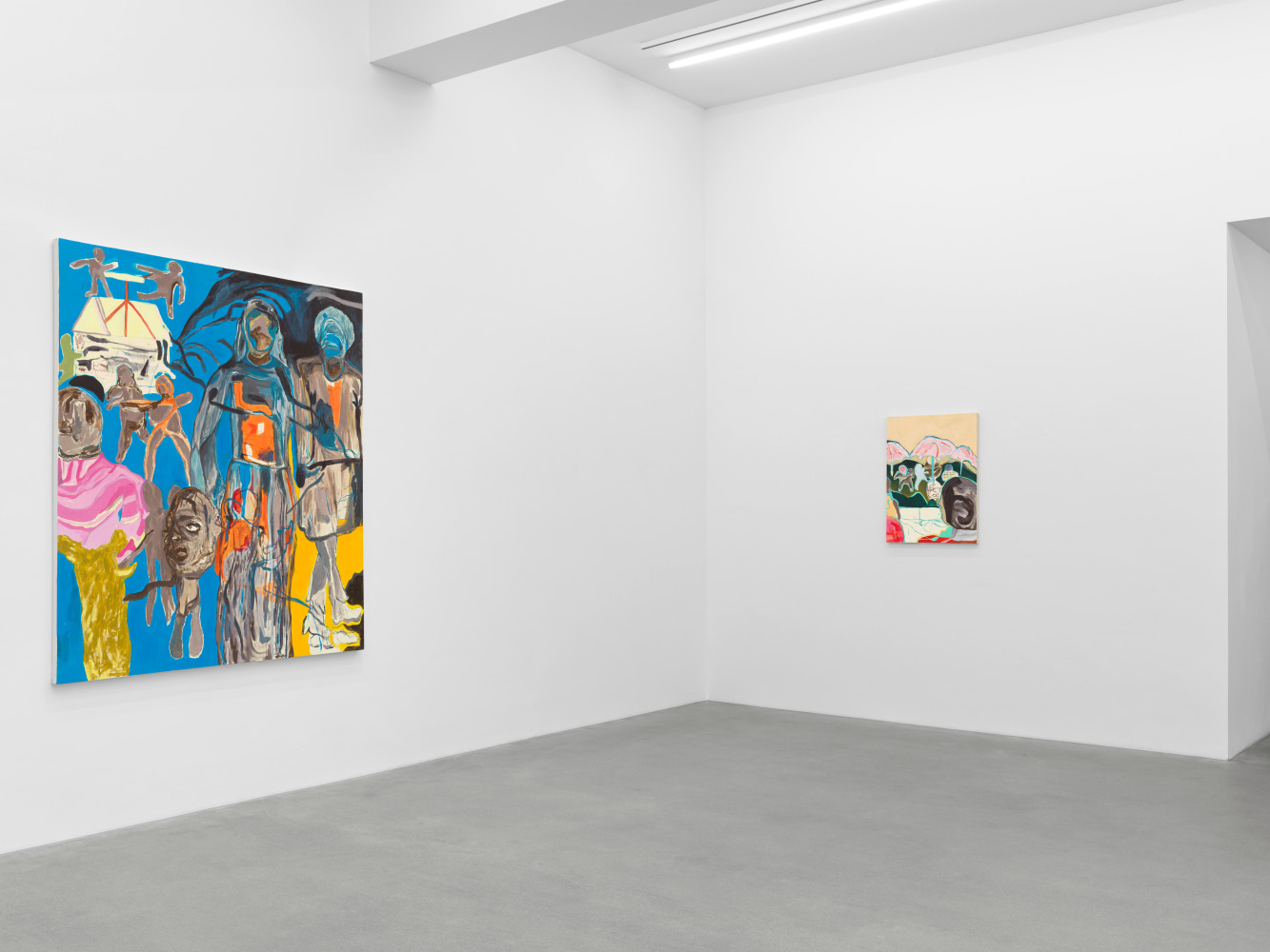 Installation view, Chemu Ng&amp;#39;ok, Echoes, Galerie Eva Presenhuber, Waldmannstrasse, Zurich, 2024