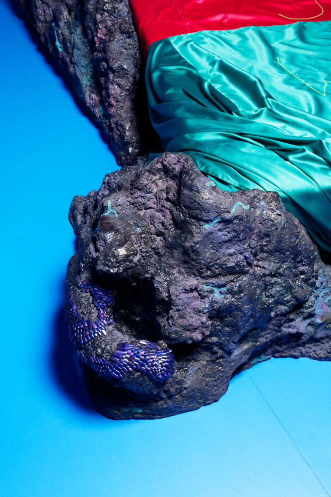 Installation view, Ugo Rondinone &amp;amp; Tarek Lakhrissi, who is afraid of red blue and yellow?, Reiffers Art Initiatives, Paris