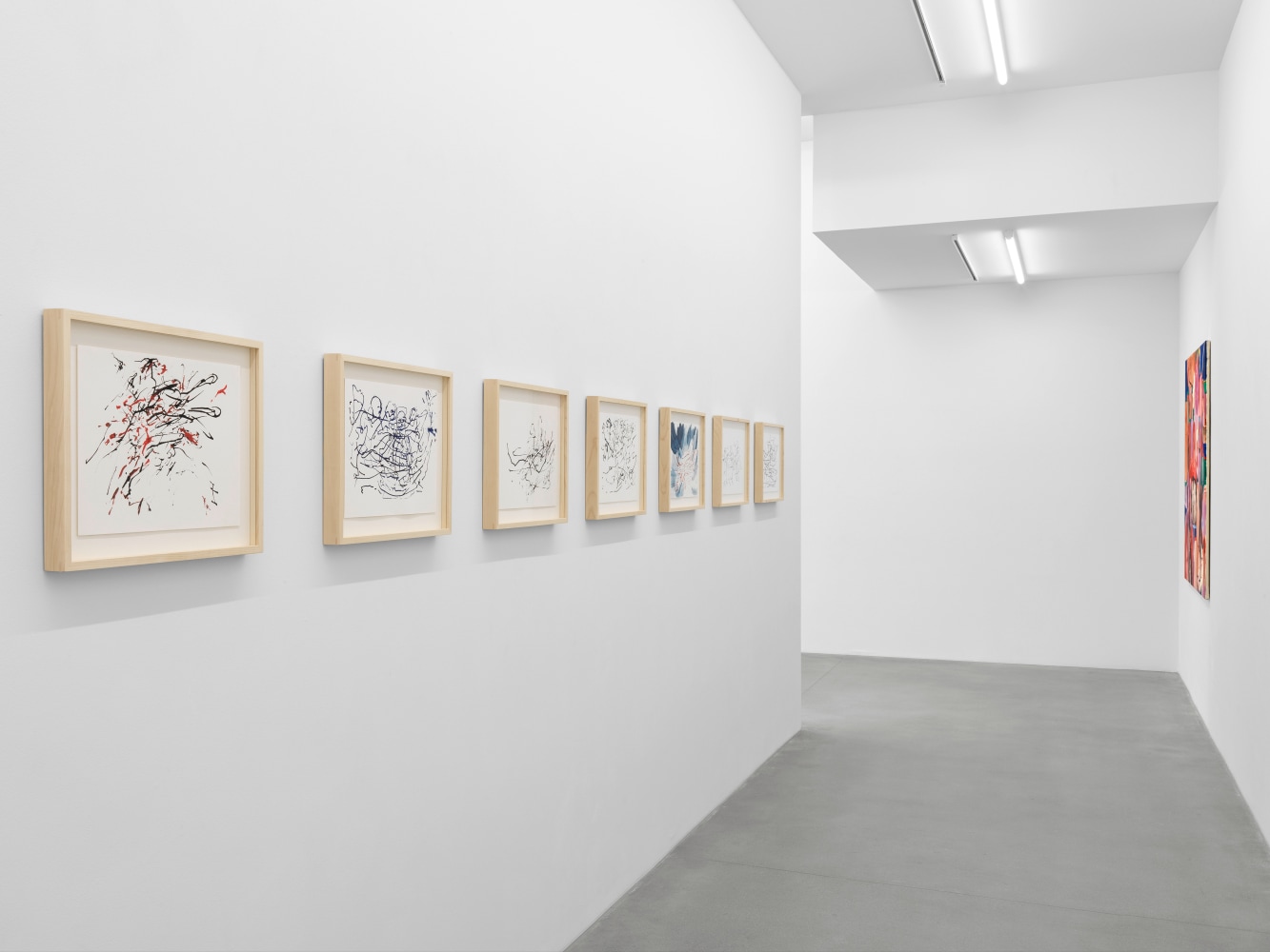 Installation view, Chemu Ng&amp;#39;ok, Echoes, Galerie Eva Presenhuber, Waldmannstrasse, Zurich, 2024