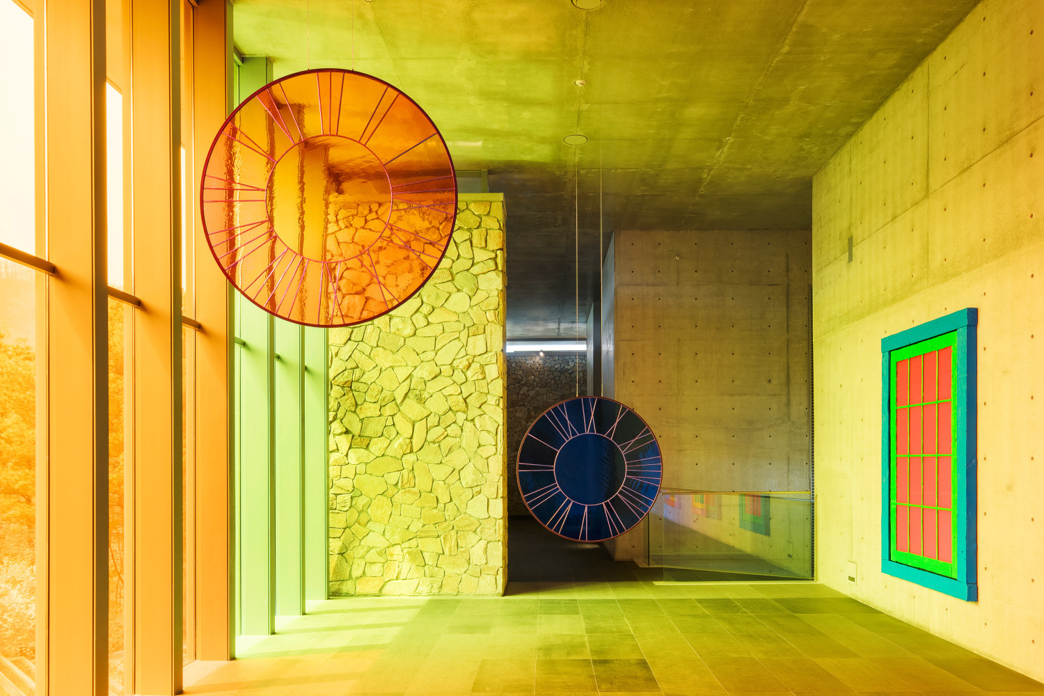 Installation view, Ugo Rondinone, BURN TO SHINE, Museum SAN, Wonju, 2024