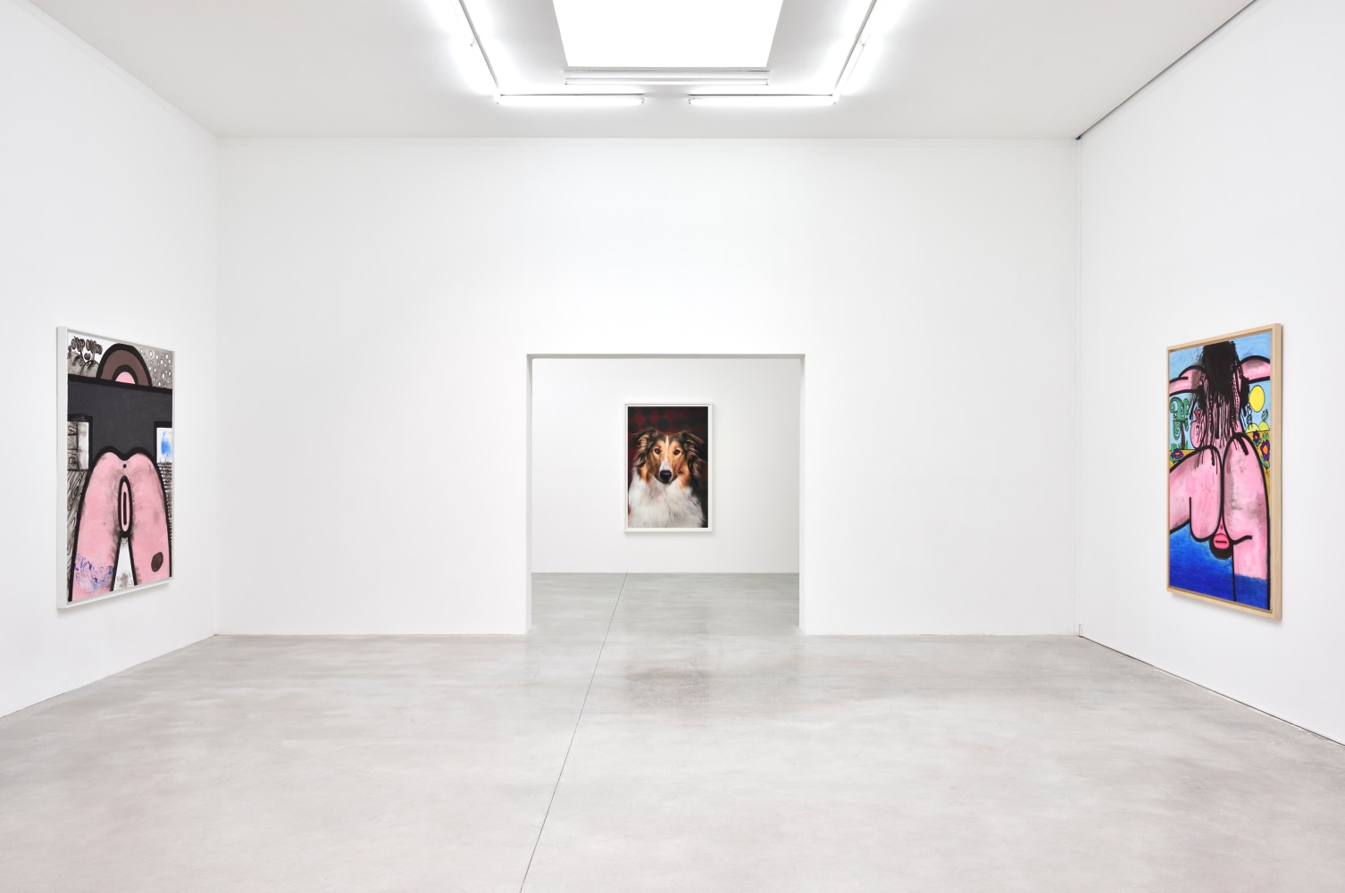 Installation view, Carroll Dunham &amp;amp; Laurie Simmons, Consortium Museum, Dijon, 2024