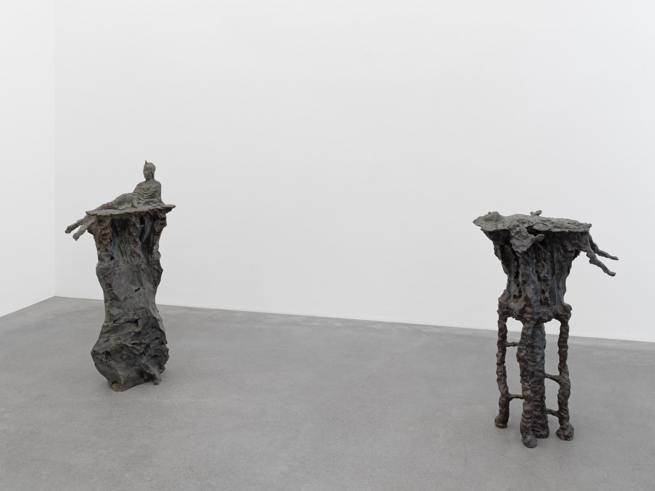 Installation view of Jean-Marie Appriou sculpture exhibition