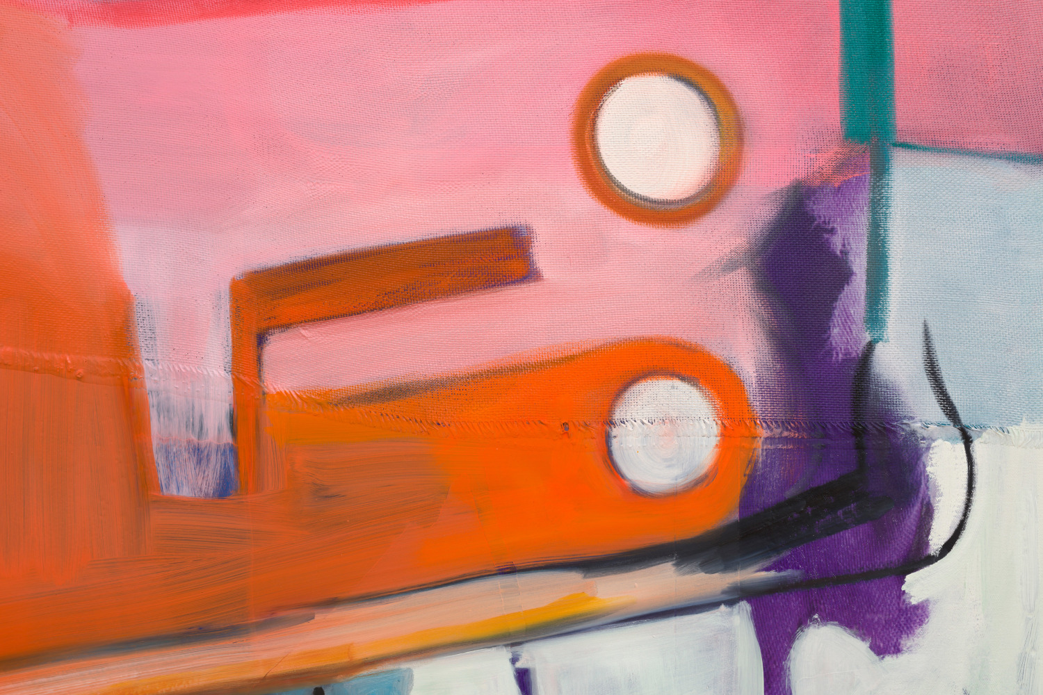 Detail of painting by Alex Hubbard