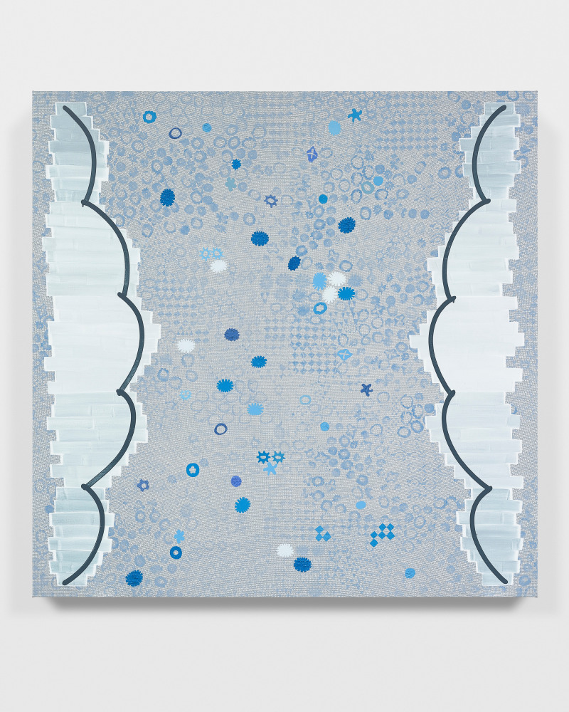 Magic Matter

2024

Acrylic, Flashe, and silkscreen ink on canvas

200.5 x 200.5 x 4 cm / 79 x 79 x 1 1/2 in

&amp;copy;&amp;nbsp; Amy Feldman