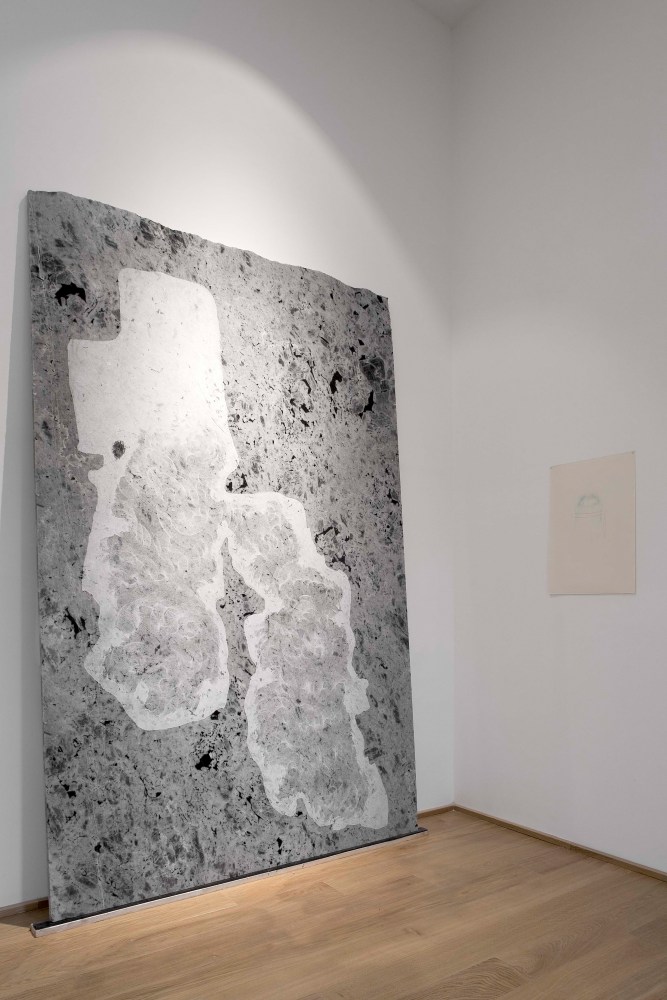 Installation view of works by Trisha Donnelly