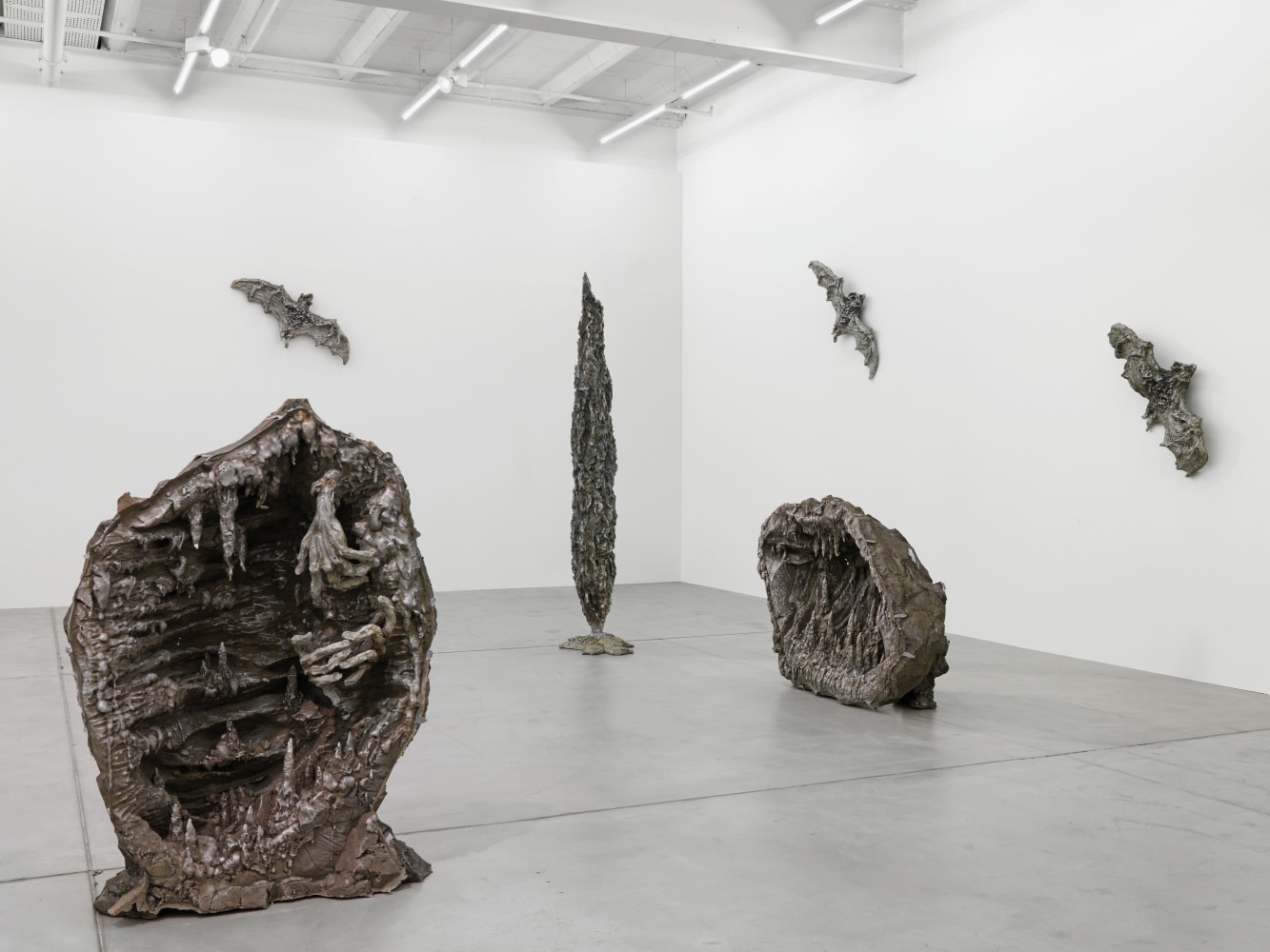 Installation view of Jean-Marie Appriou sculpture exhibition