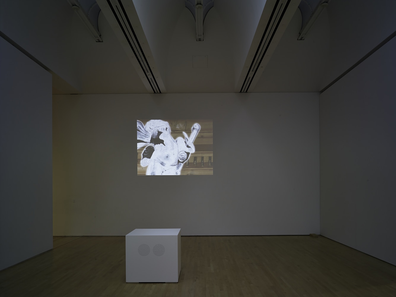 Installation view of works by Trisha Donnelly