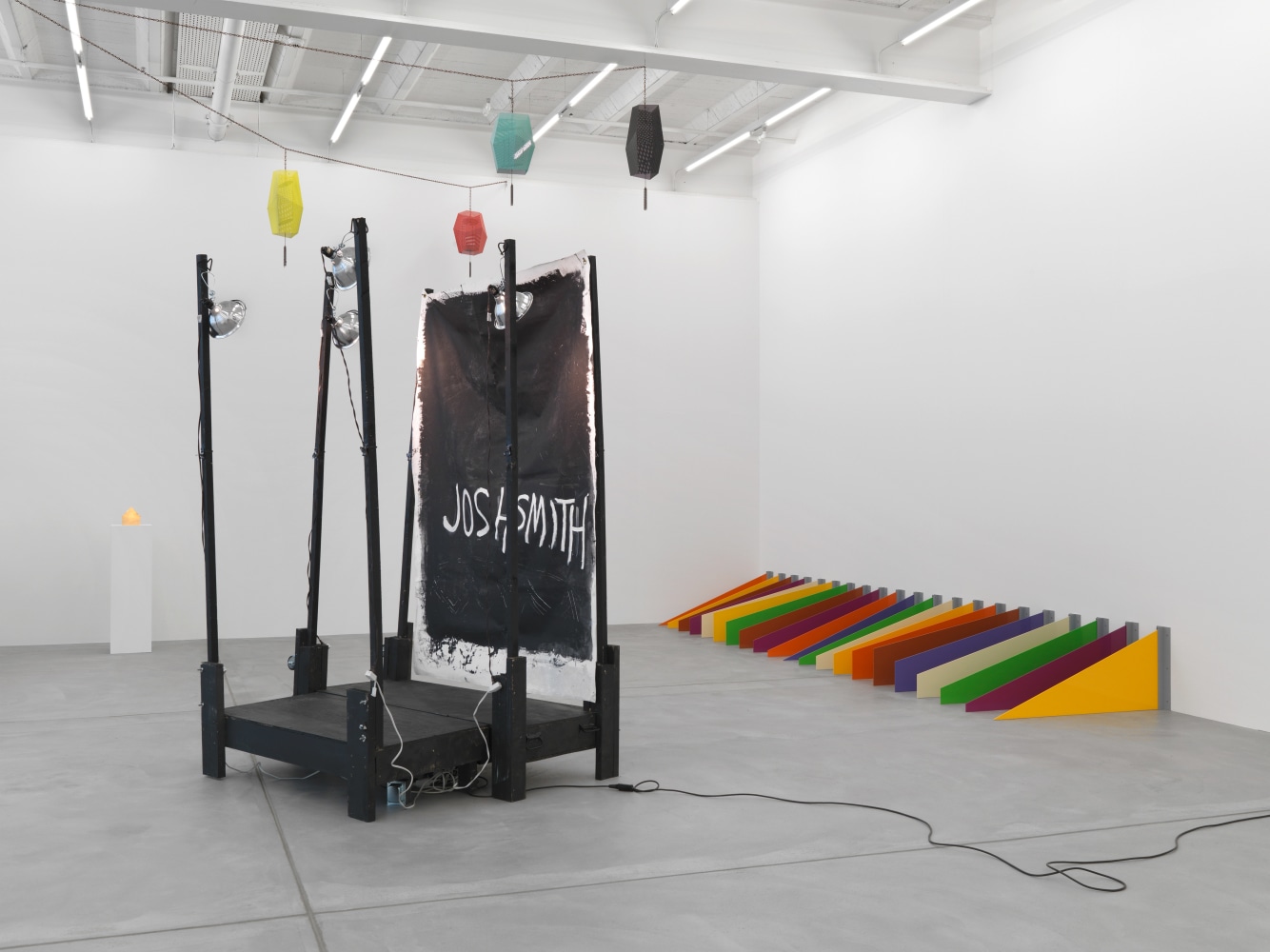 Installation view of group sculpture exhibition