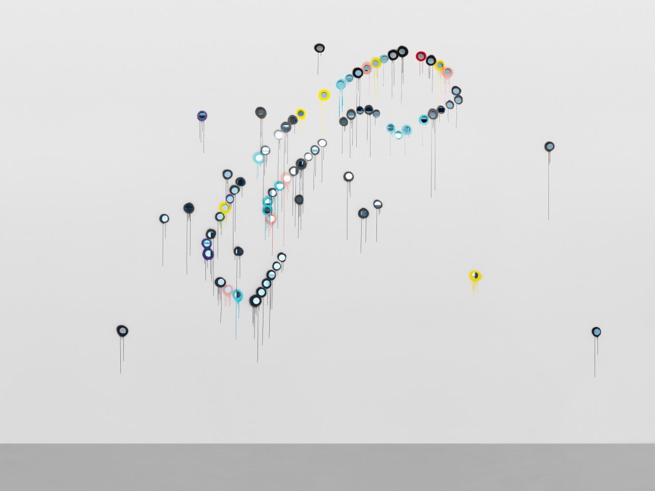 Wall installation by Mark Handforth