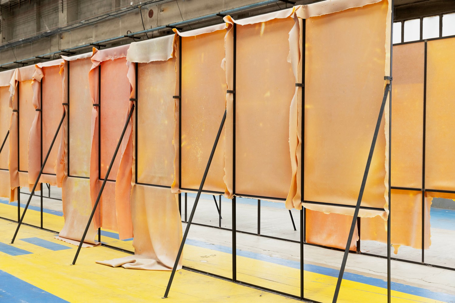 installation views of sculpture by Liesl Raff