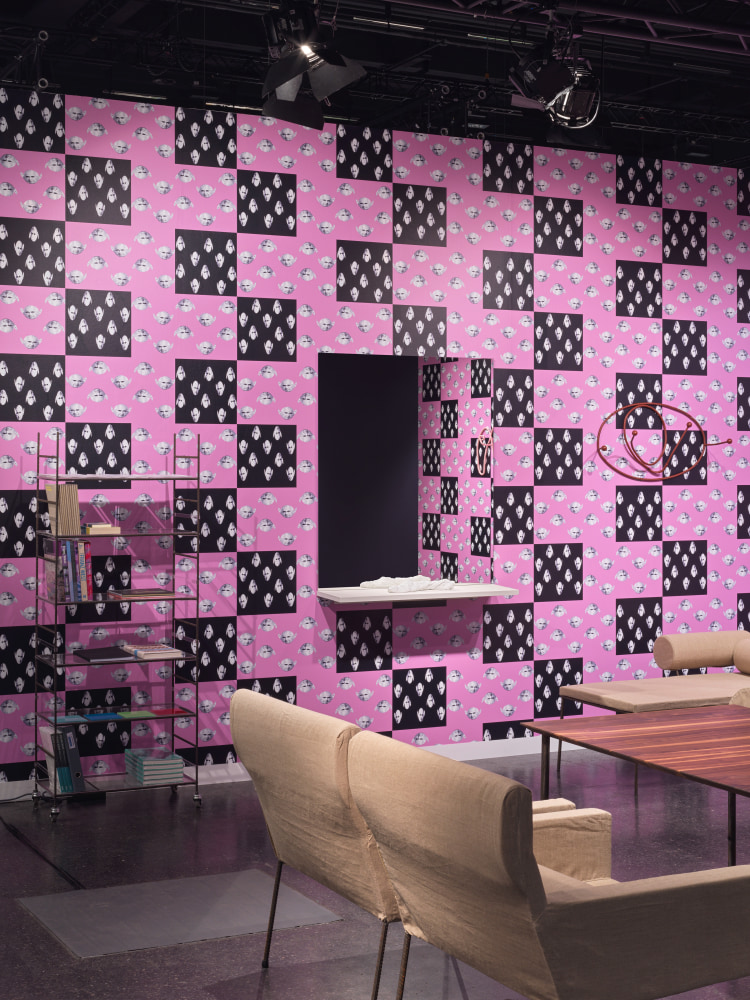 Installation view, Franz West, Furniture Works, Galerie Eva Presenhuber, Design Miami, Basel, 2024