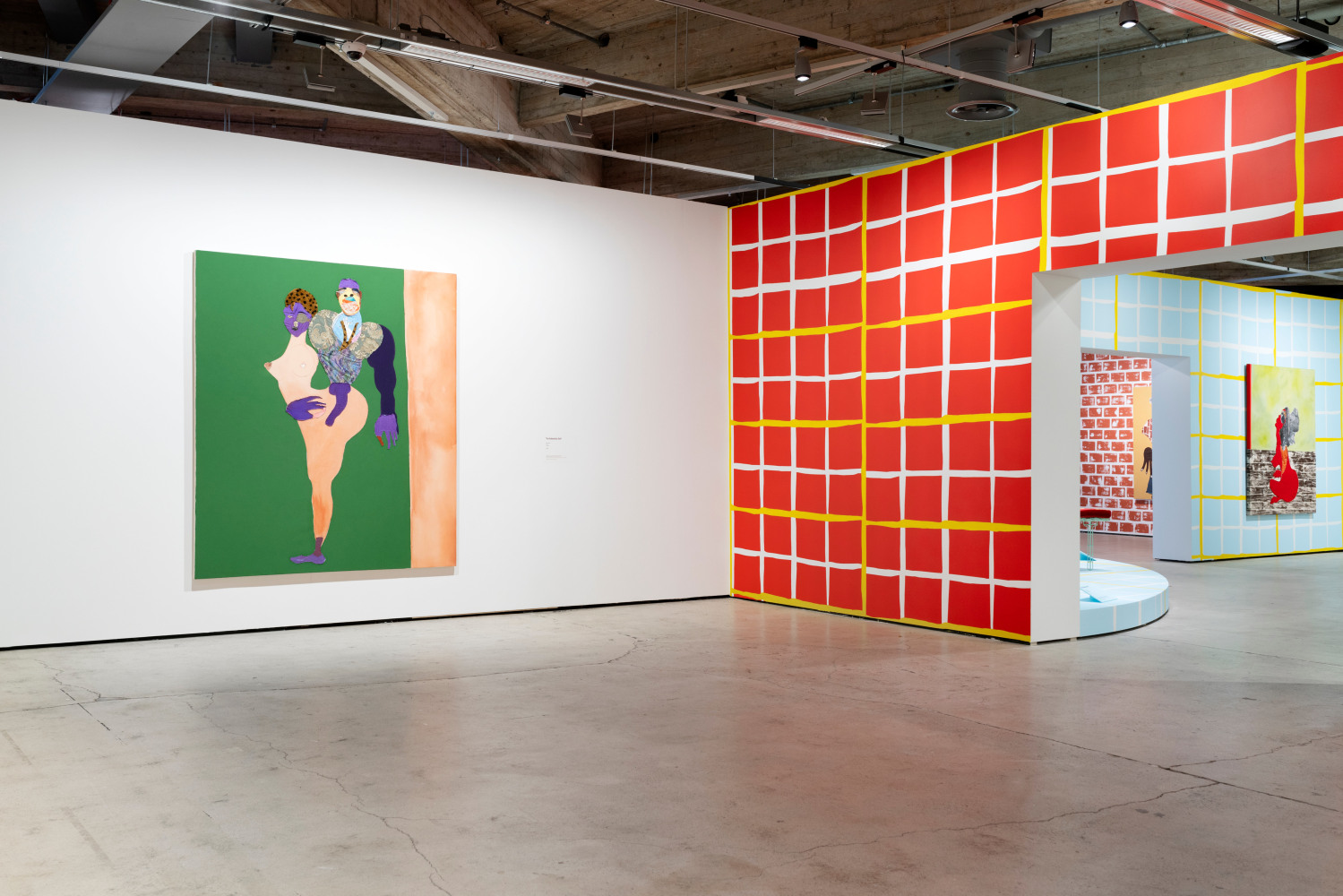 Installation view, Tschabalala Self, Around the Way, EMMA, Espoo, 2024