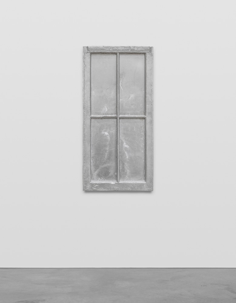 silver aluminium window by Ugo Rondinone