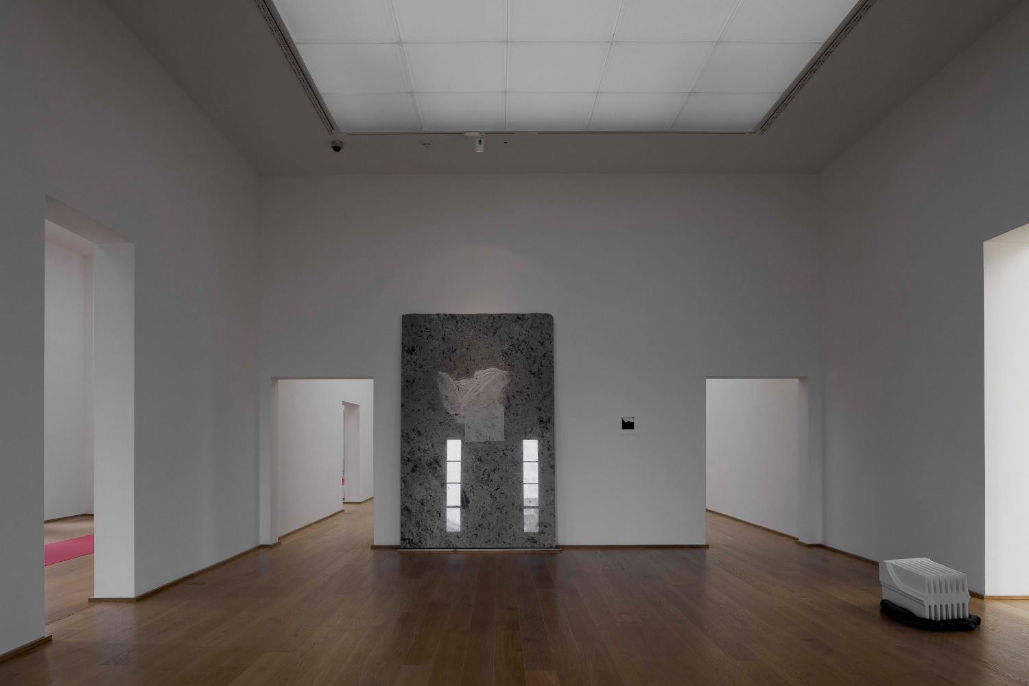 Installation view of works by Trisha Donnelly