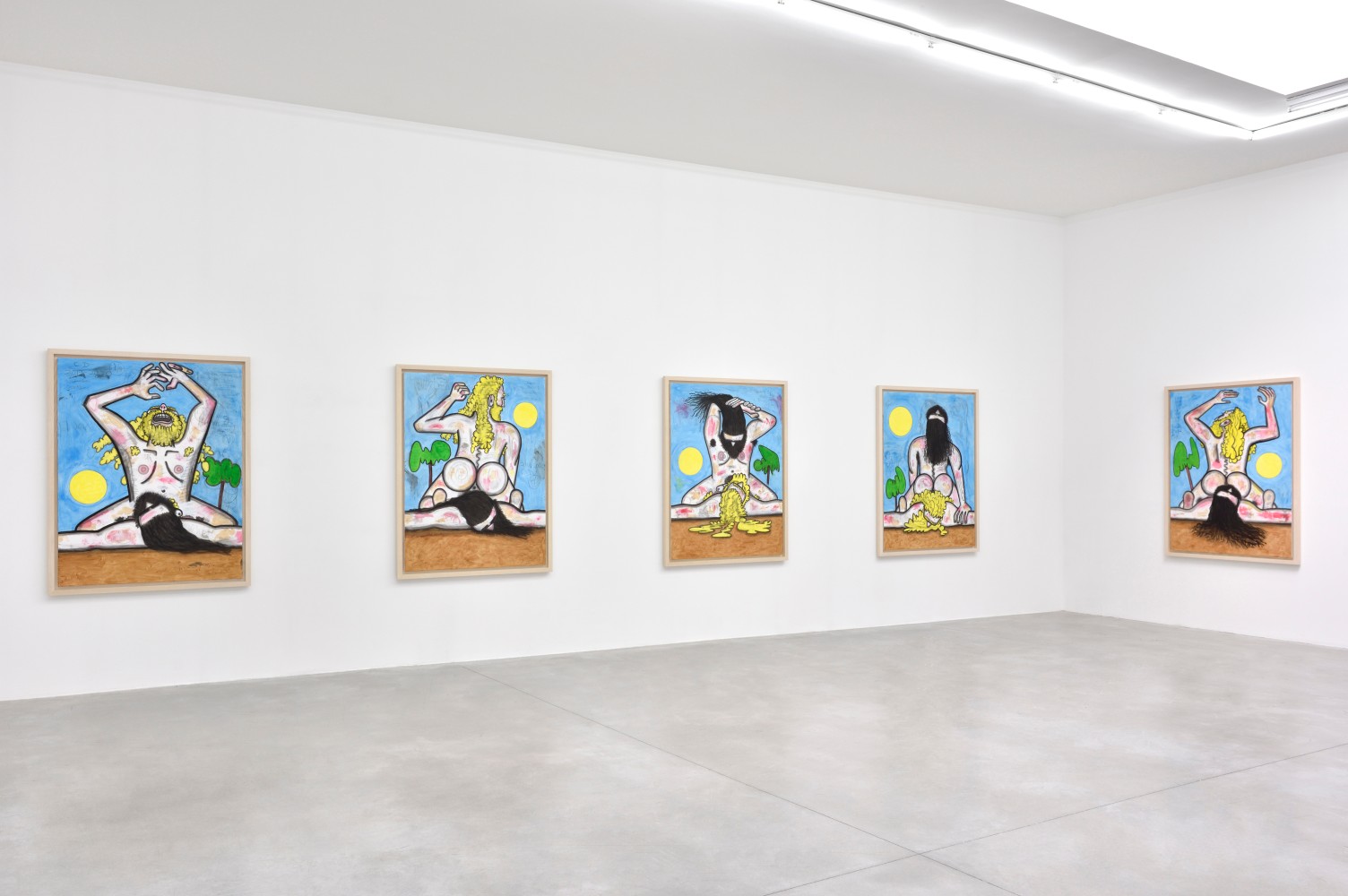Installation view, Carroll Dunham &amp;amp; Laurie Simmons, Consortium Museum, Dijon, 2024