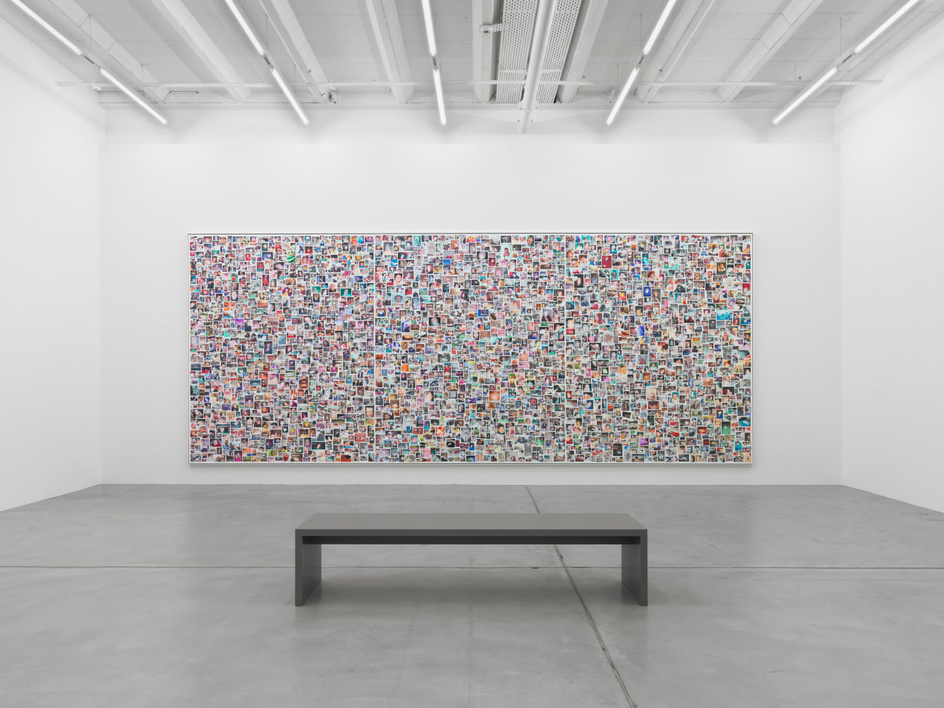 Installation view of Steven Shearer printed works exhibition