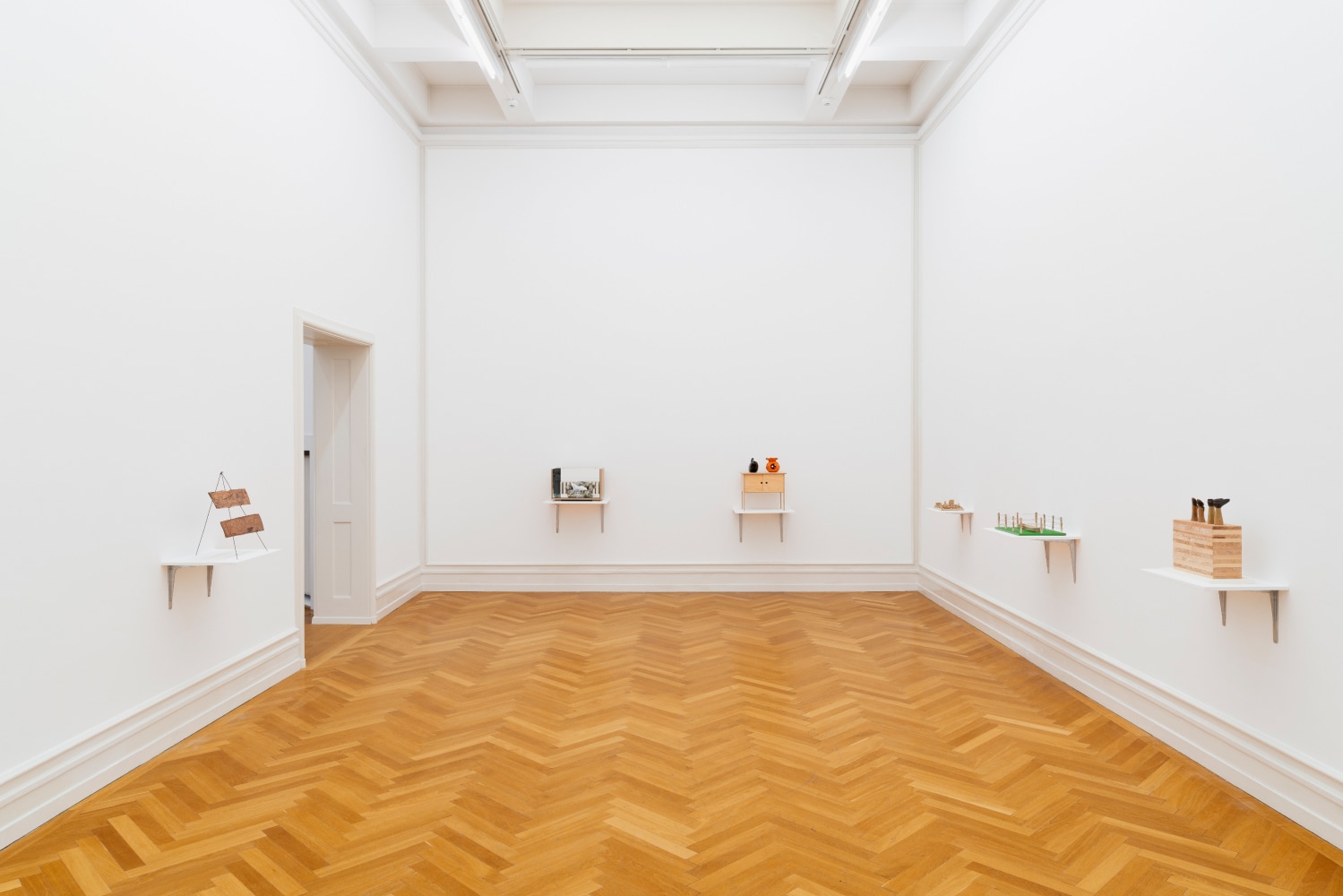 Installation view of works by Jean-Frédéric Schnyder