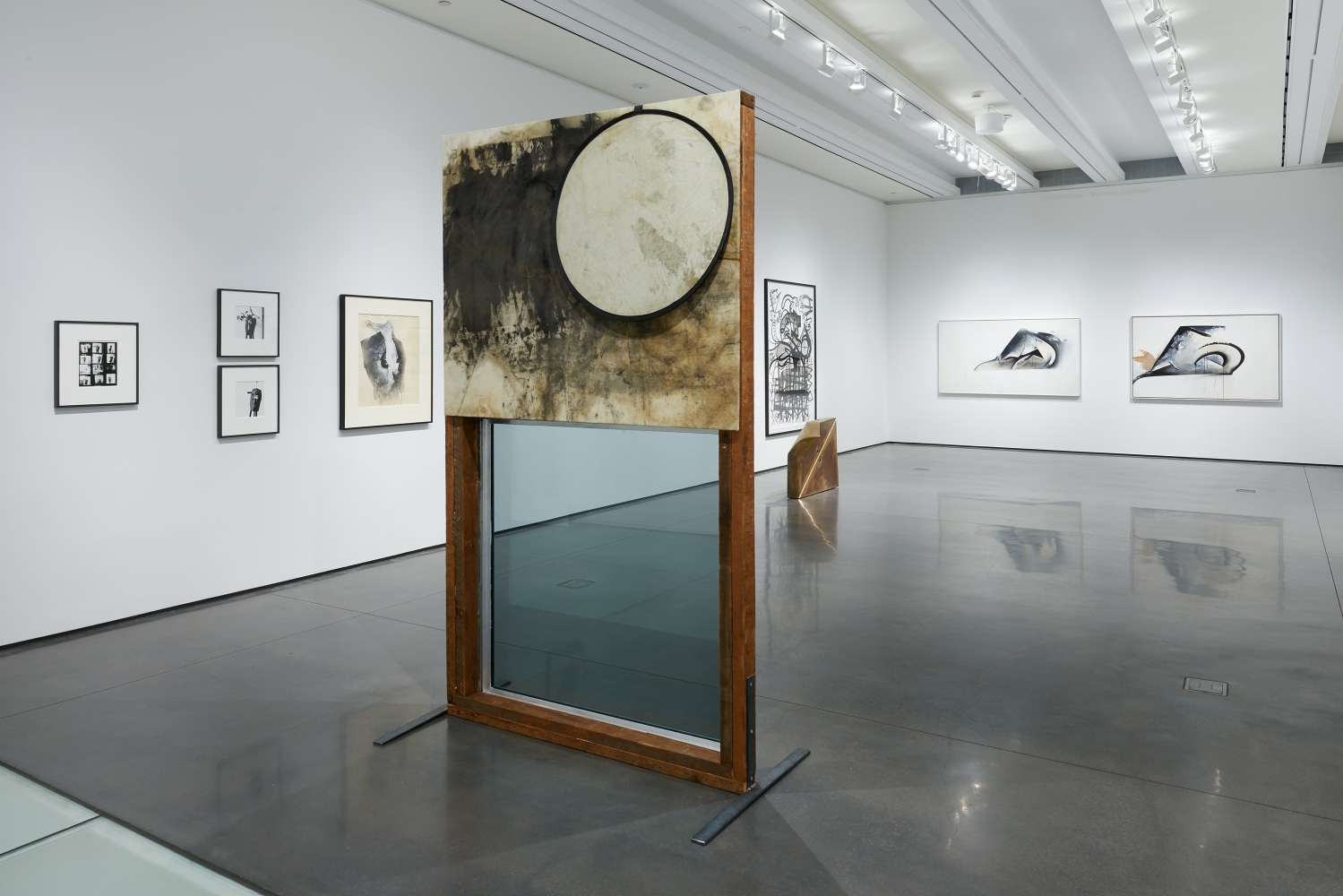 Installation view of works by various artists
