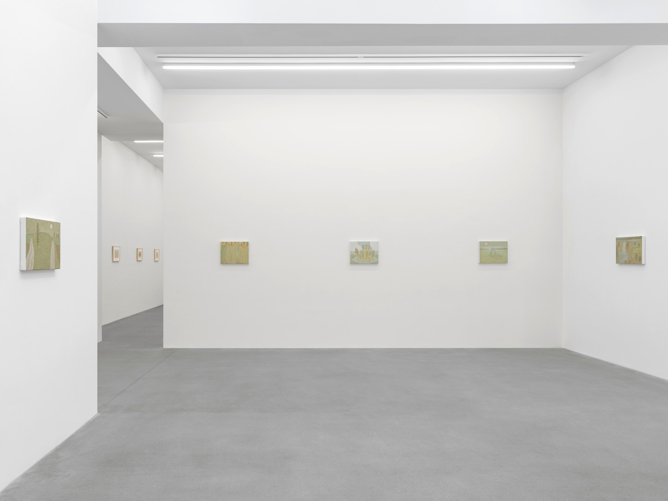 Installation view, John Dilg, Planet on the Prairie, Galerie Eva Presenhuber, Waldmannstrasse, Zurich, 2024
