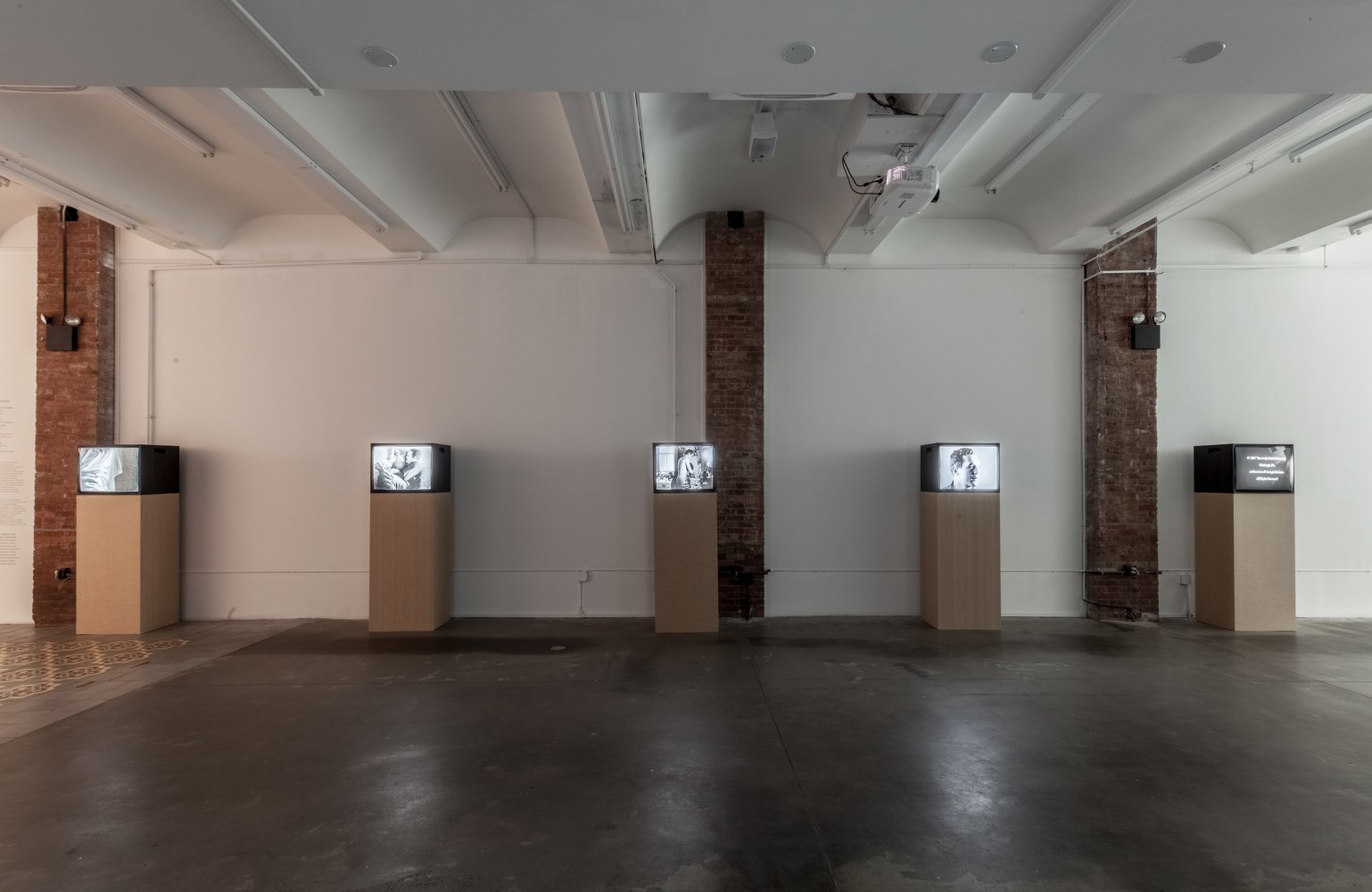 Installation view of works by John Giorno