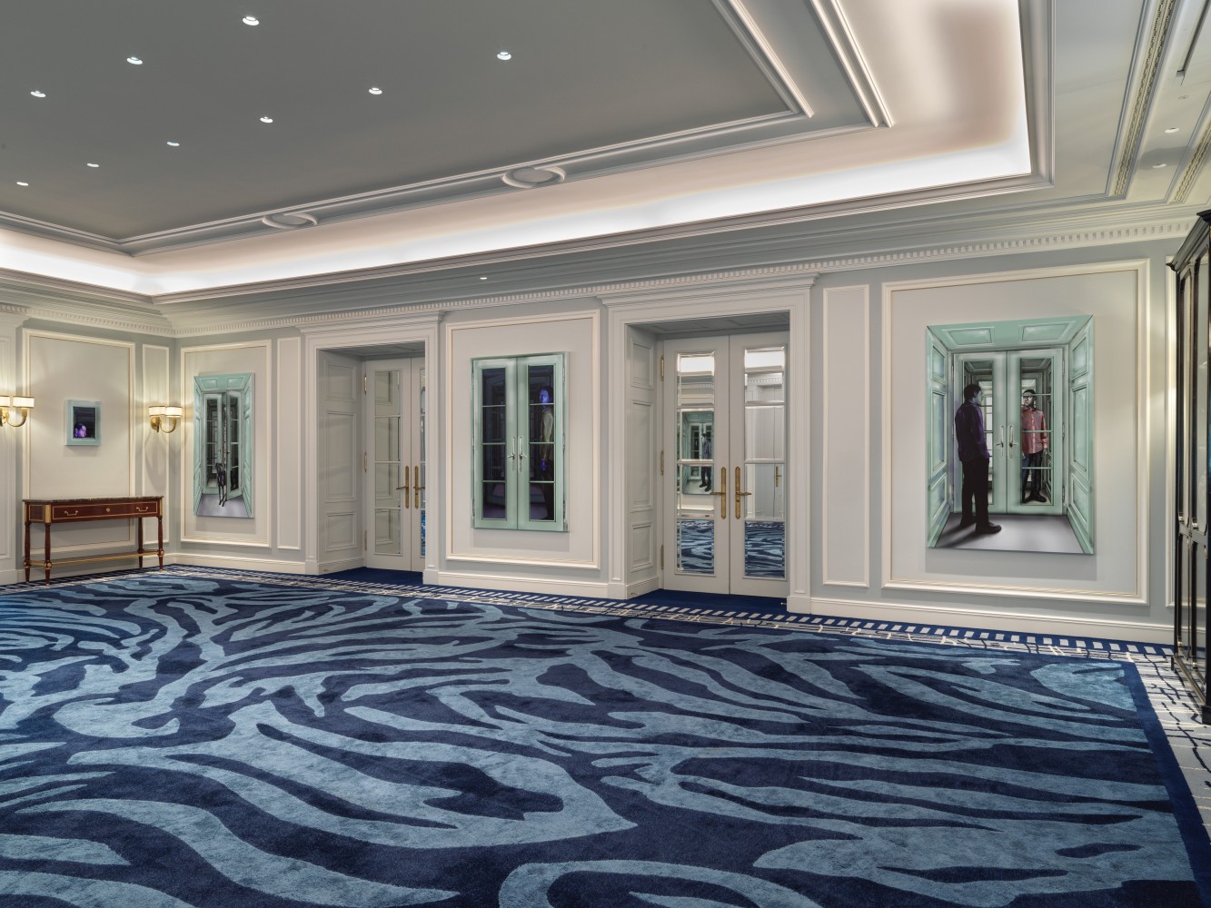 Installation view, Art in the Salon XXIII: Louisa Gagliardi, Baur au Lac Park, Zurich, 2025