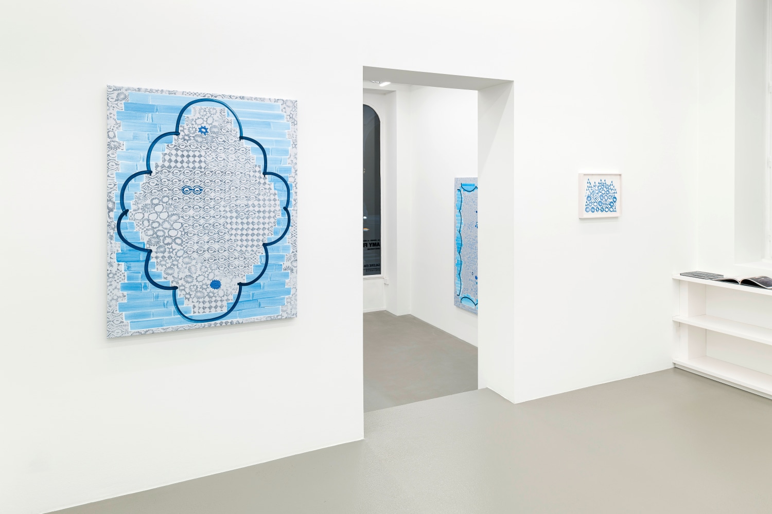 Installation view, Amy Feldman, Good Fortune, Galerie Eva Presenhuber, Vienna, 2025