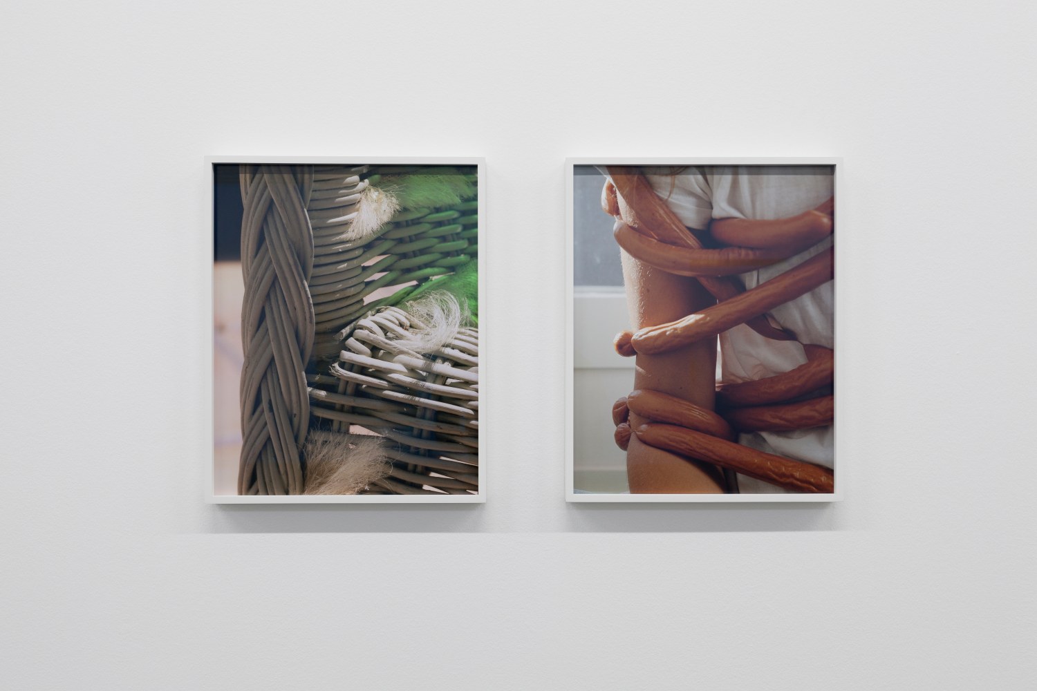 Installation view of photographs by Torbjørn Rødland