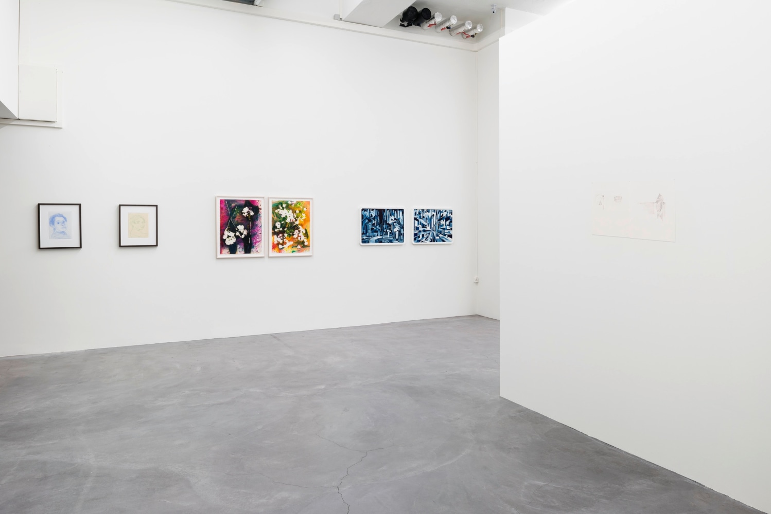 Installation view, Works on Paper, Galerie Eva Presenhuber, L&amp;ouml;wenbr&amp;auml;u Areal, Zurich, 2015