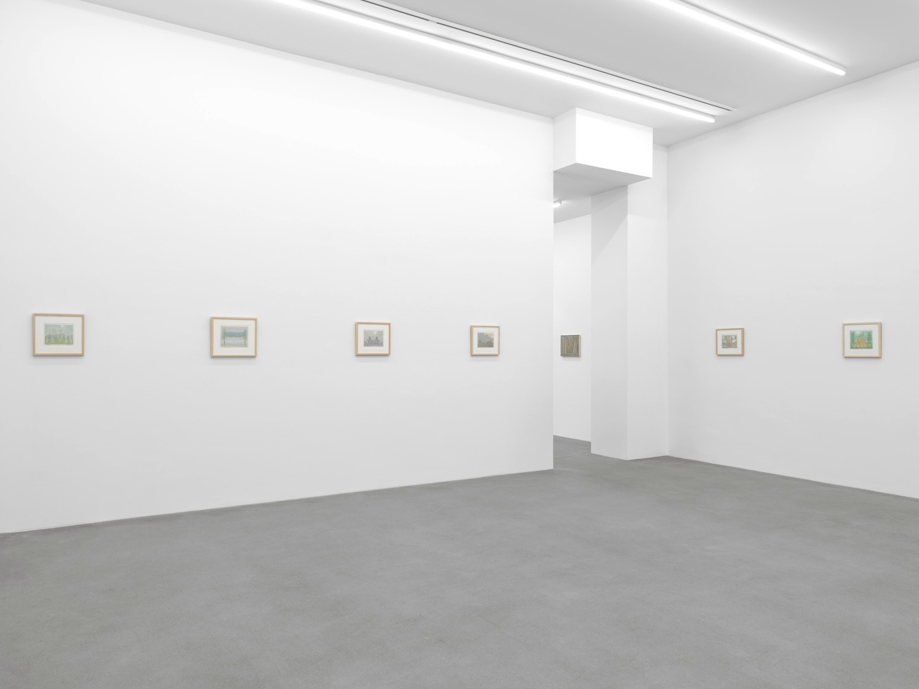 Installation view, John Dilg, Planet on the Prairie, Galerie Eva Presenhuber, Waldmannstrasse, Zurich, 2024