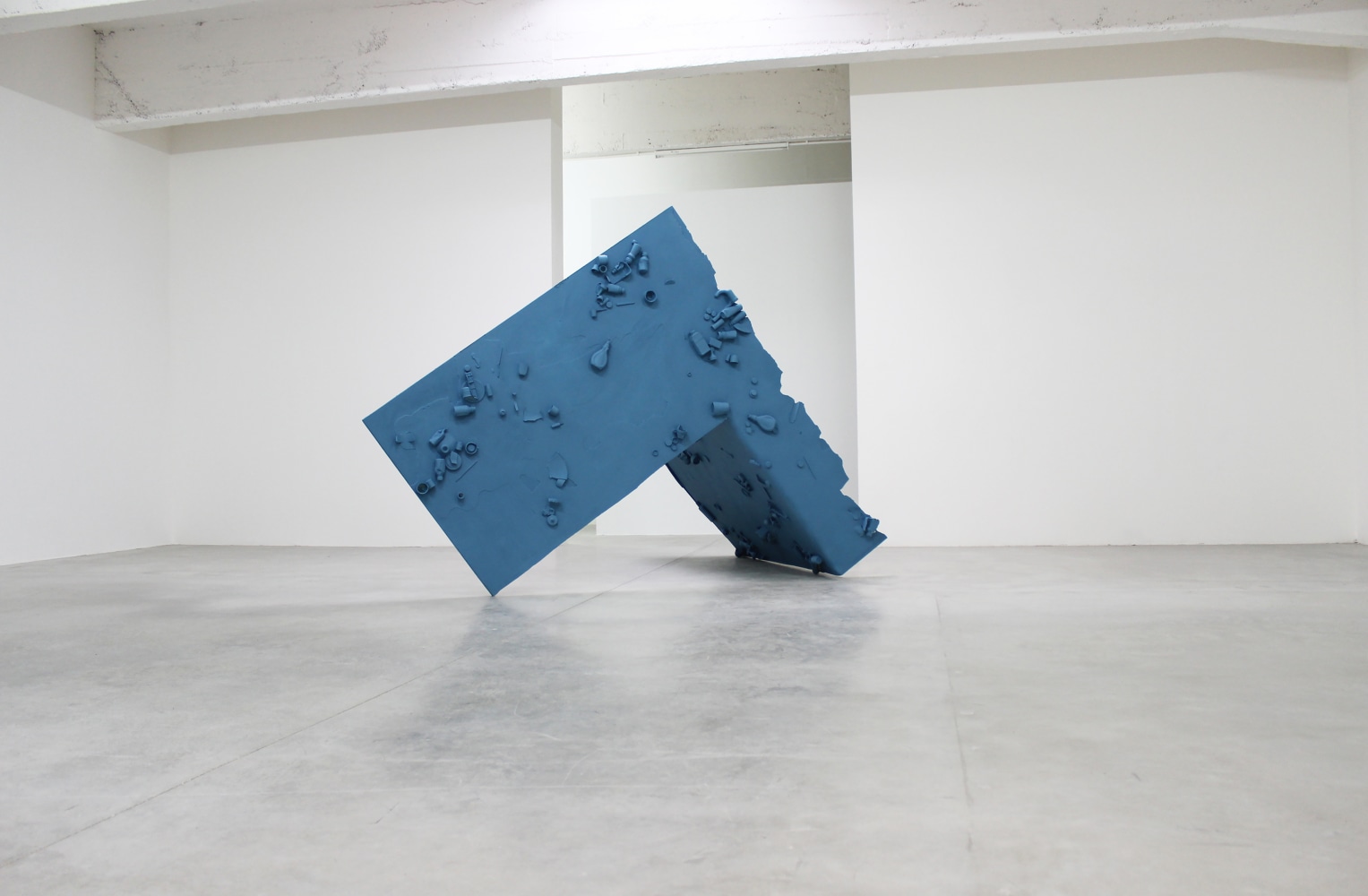 Installation view of sculptures by Alex Hubbard
