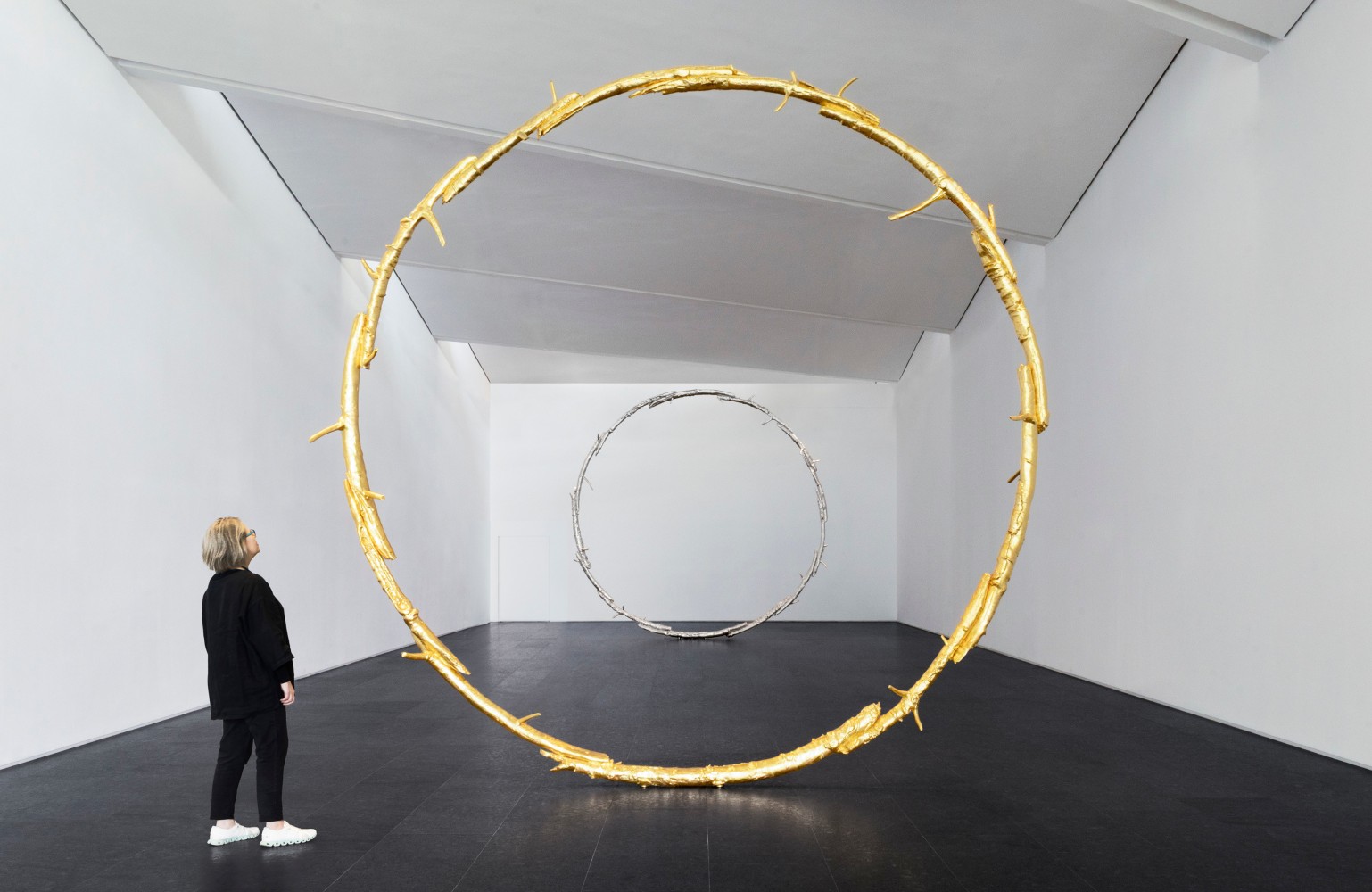 Installation view, Ugo Rondinone, long last happy, Arte Abierto, Mexico City, 2025