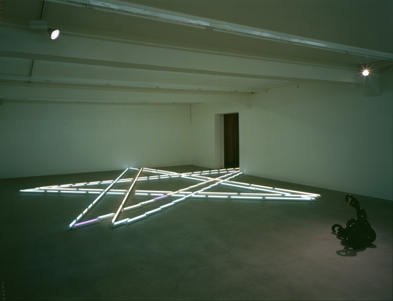 Installation view of Mark Handforth sculptures exhibition