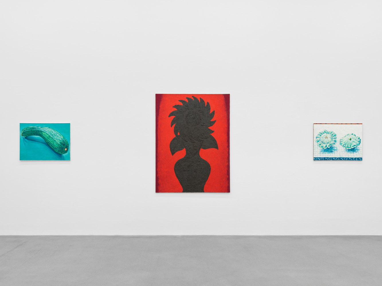 Installation view, Jean-Fr&amp;eacute;d&amp;eacute;ric Schnyder,&amp;nbsp;&amp;OElig;L AUF LEINWAND, Galerie Eva Presenhuber, Waldmannstrasse, Zurich, 2024