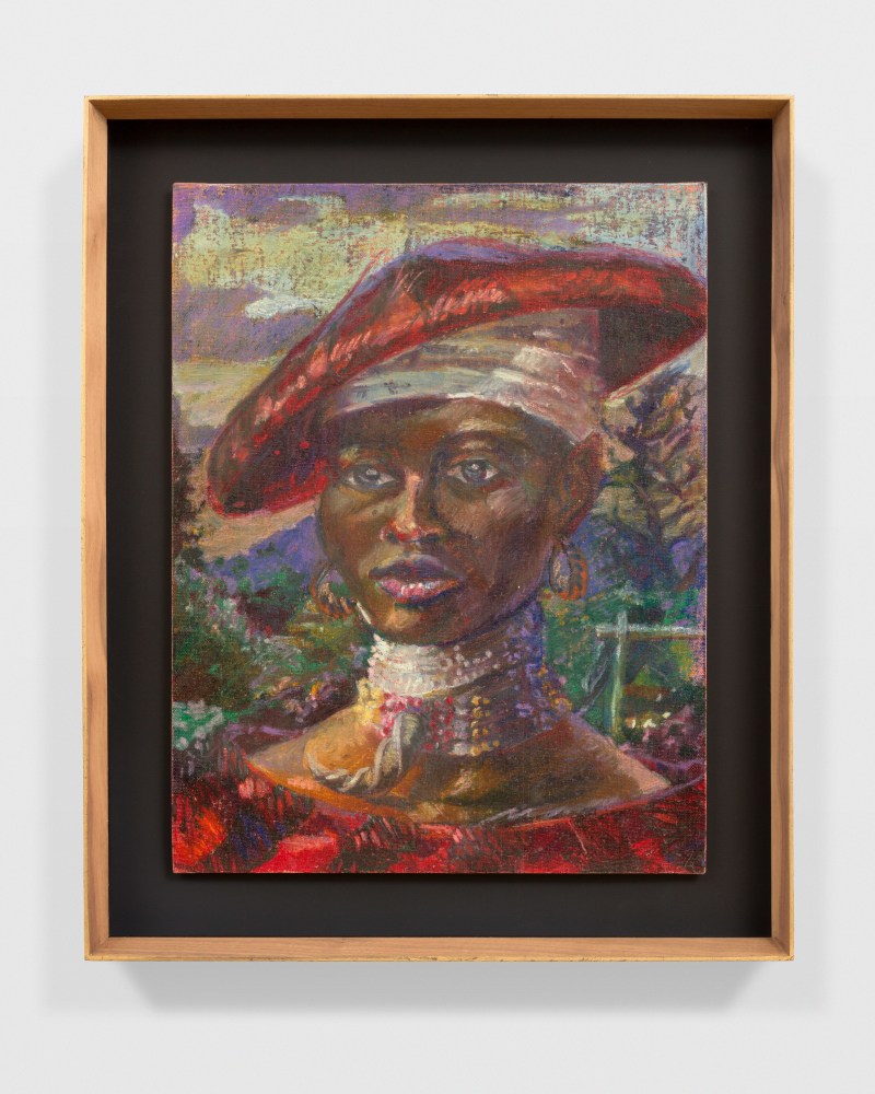 Ext. Hogsback &amp;ndash; Dusk.
From The Lunar Songbook
2021
Oil stick and pastel on canvas board
Sheet 45 x 35 cm / 17 3/4 x 13 3/4 in
Frame 56 x 46 cm / 22 1/8 x 18 1/8 in
RUGA 48506