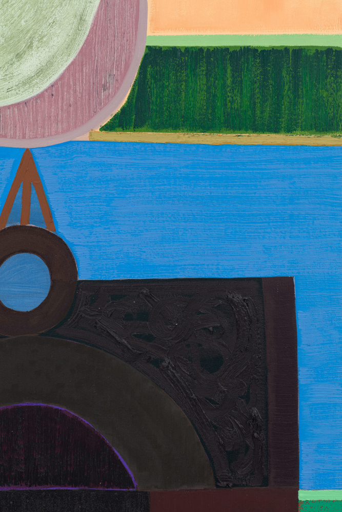 Details of painting by Austin Eddy