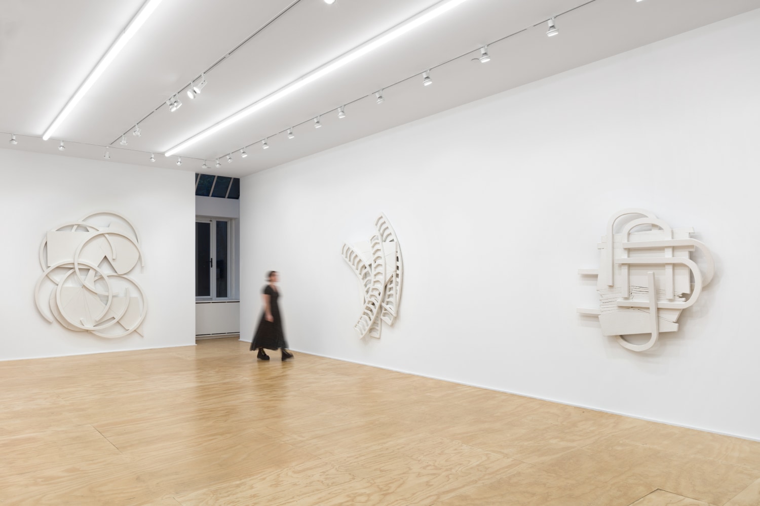 installation view of works by Wyatt Kahn