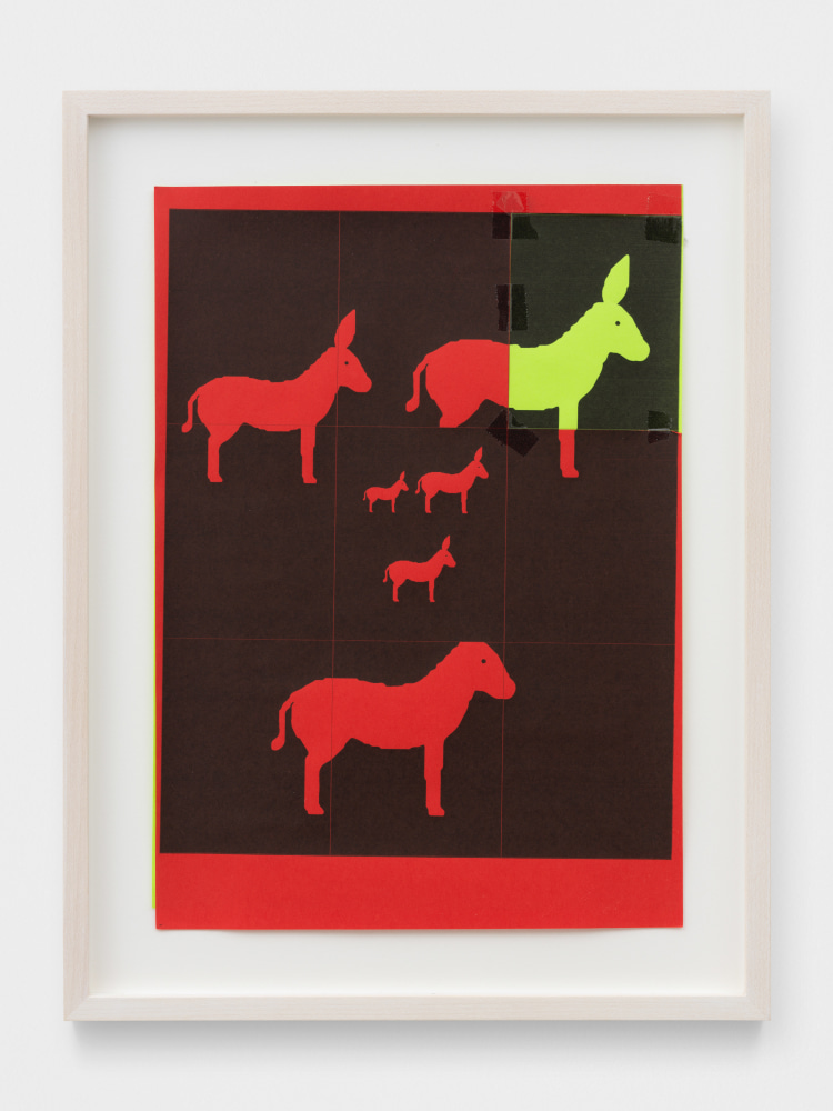 Collage by Valentin Carron