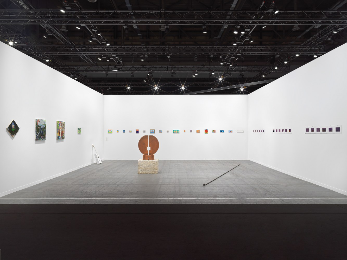 Installation view of works by various artists