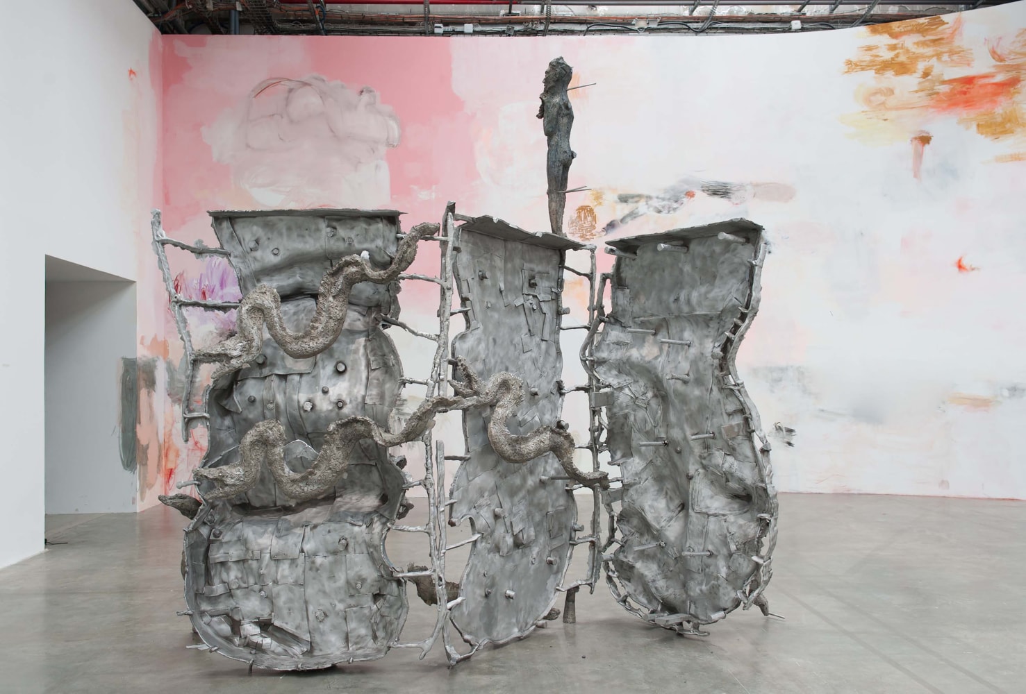 Installation view of sculptures by Jean-Marie Appriou