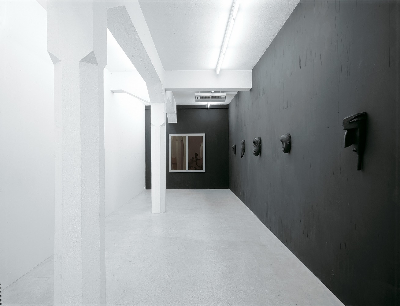 Installation view of Ugo Rondinone sculpture and installation exhibition