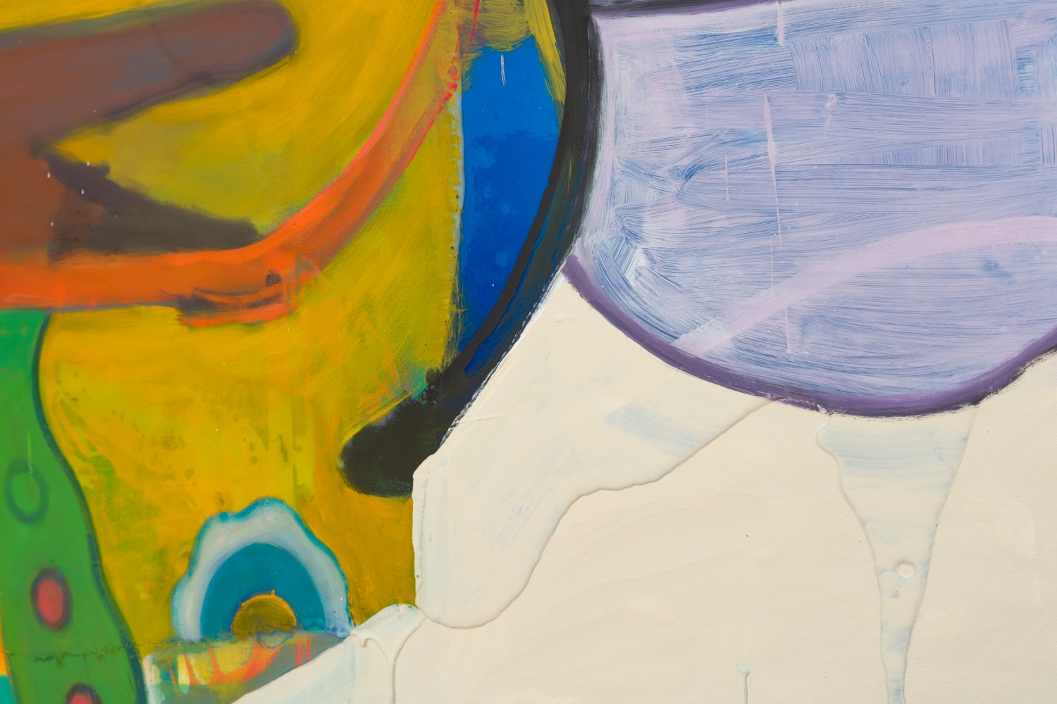 Detail of painting by Alex Hubbard