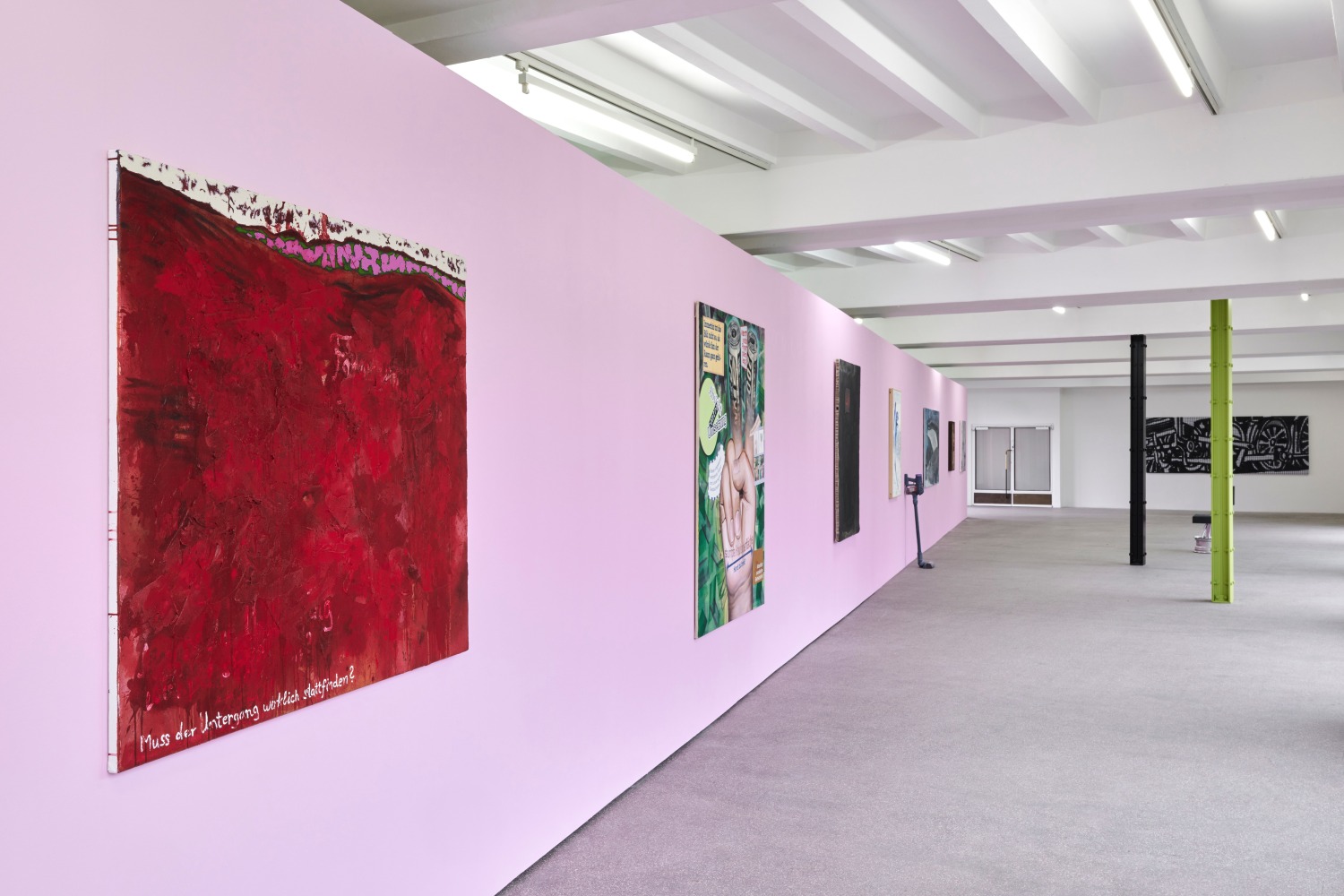 Installation views, Jean-Fr&amp;eacute;d&amp;eacute;ric Schnyder, Hoi K&amp;ouml;ln!, K&amp;ouml;lnischer Kunstverein, Cologne, 2023 &amp;ndash; 2024