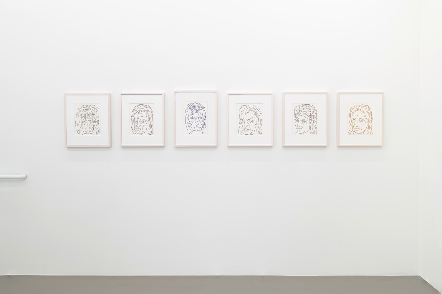 Installation view, Zeichnungen und Drucke / Drawings and Prints, Galerie Eva Presenhuber, Vienna, 2025