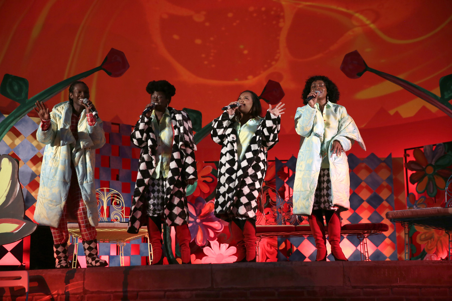 installation view of performance