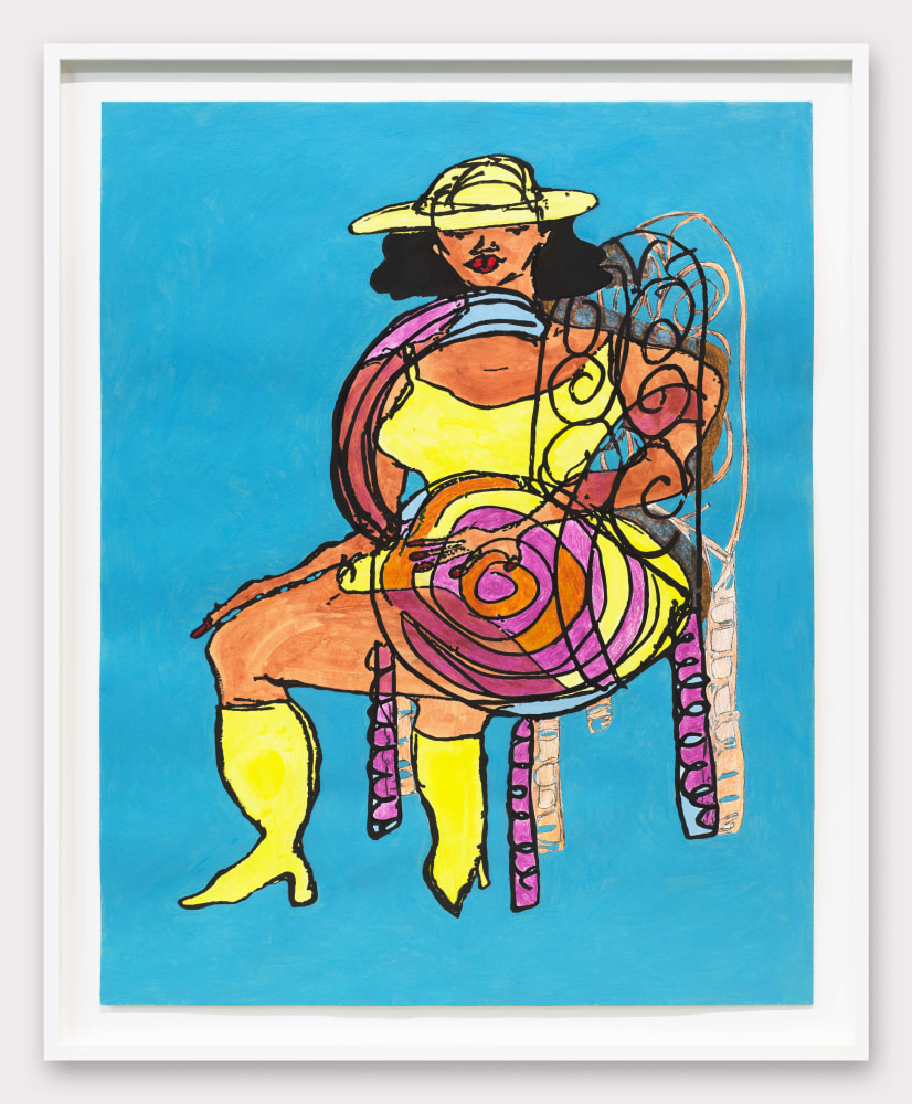 Work by Tschabalala Self