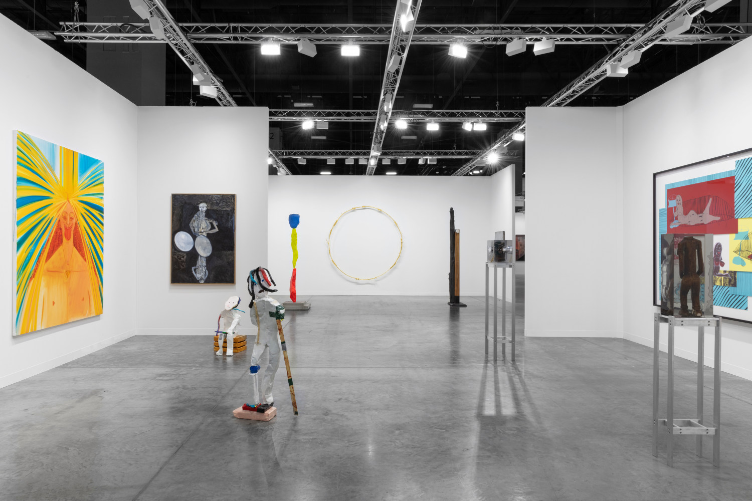 Installation views, Galerie Eva Presenhuber, Art Basel Miami Beach 2023, Miami Beach, 2023