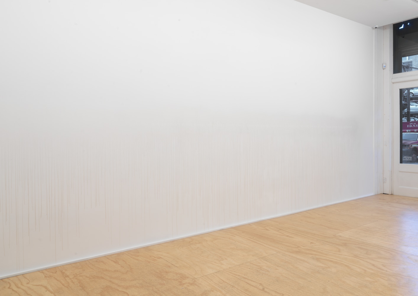 Installation view of Douglas Gordon film and installation exhibition