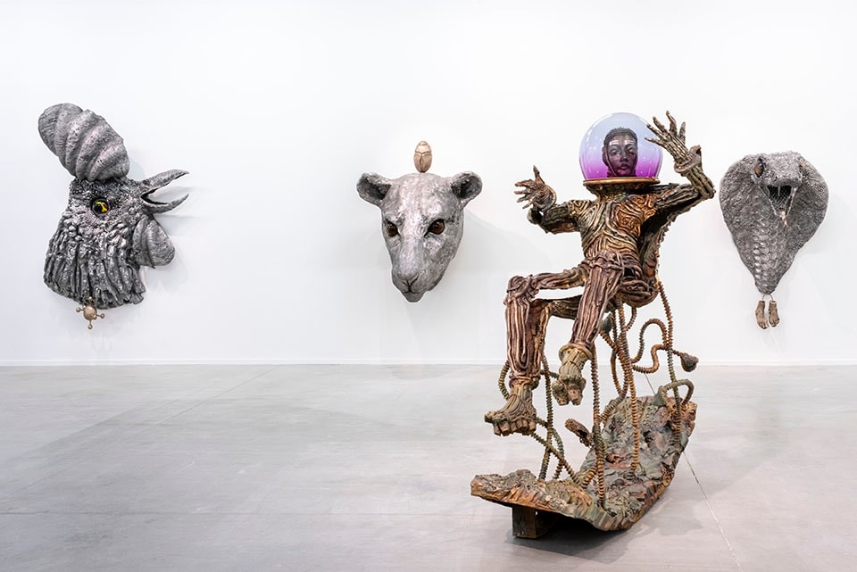 Installation view, Jean-Marie Appriou, La cinqui&amp;egrave;me essence, Mo.Co., Montpellier, 2025&amp;nbsp;